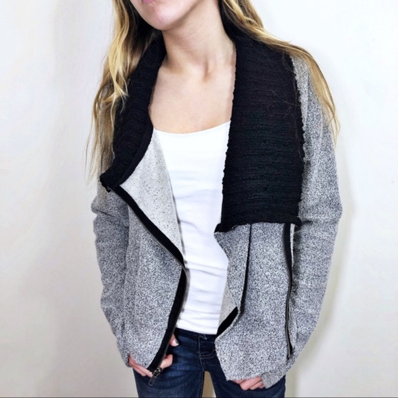 Anthropologie Jackets & Blazers - Anthropologie Dolan T-Shirt Zip Moto Jacket